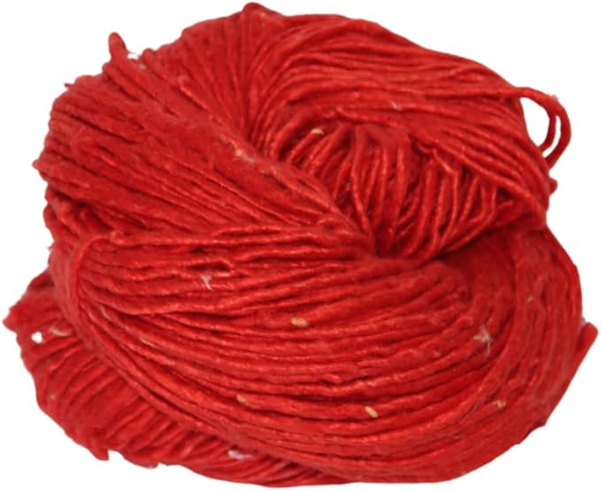 Knitsilk Top Yarn – Mulberry Silk Roving Yarn in Shades of Oran