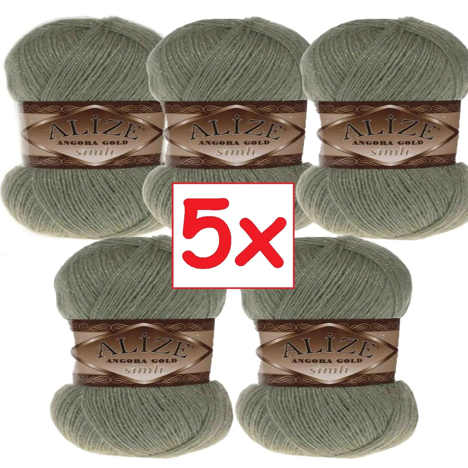 Alize Angora Gold Simli 5x100g