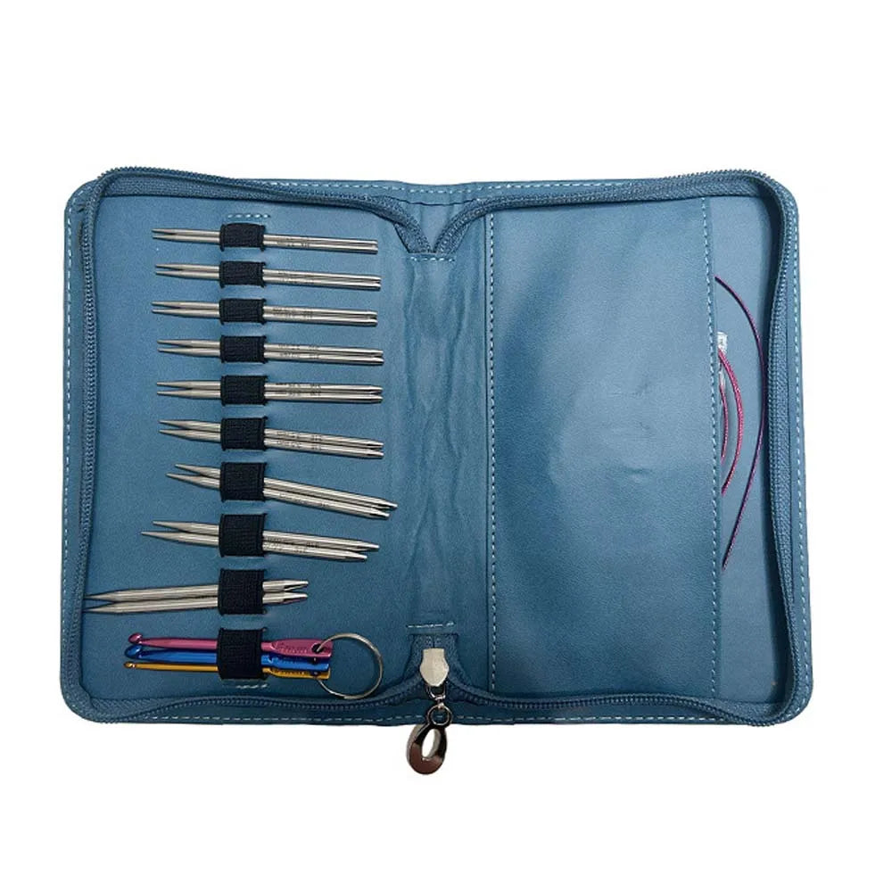 9 Pairs Circular Knitting Needles Set