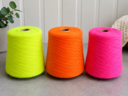 Neon Collection – Italian Brushed Yarn 100g