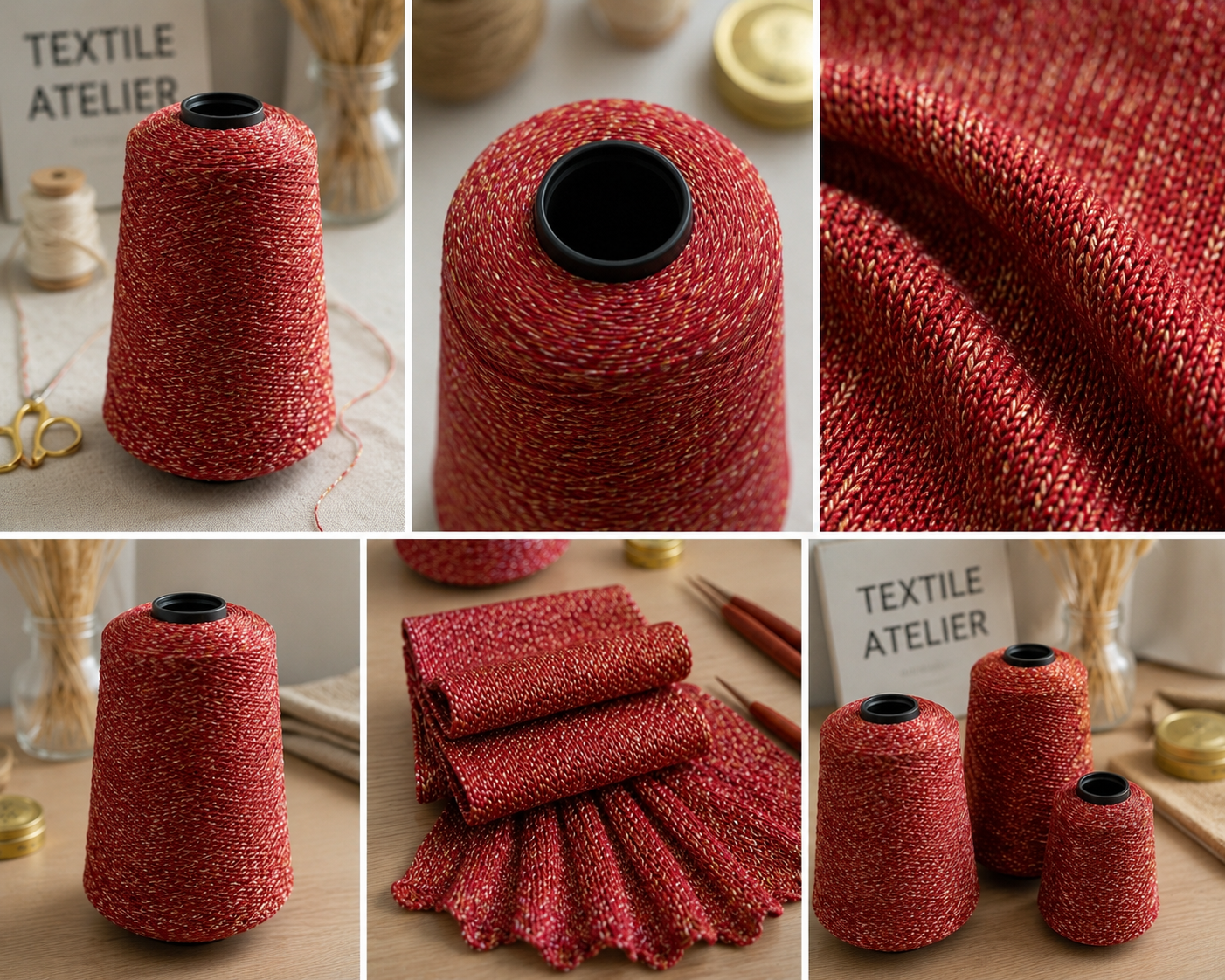 Cristallo 8000 – Premium Italian Glitter Yarn 100g