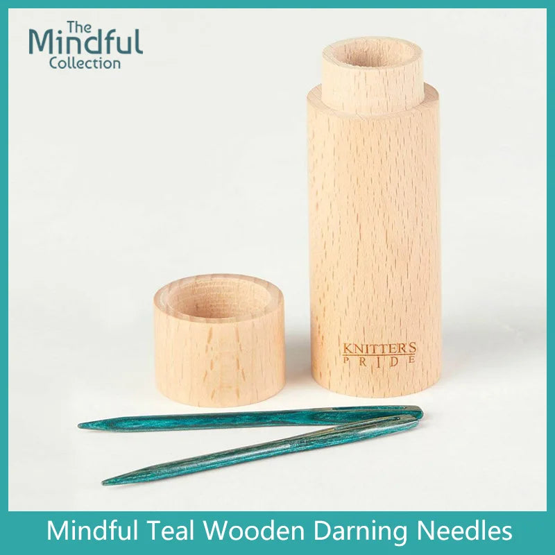 Knitters Pride Mindful Collection The Teal Wooden Daring Needles