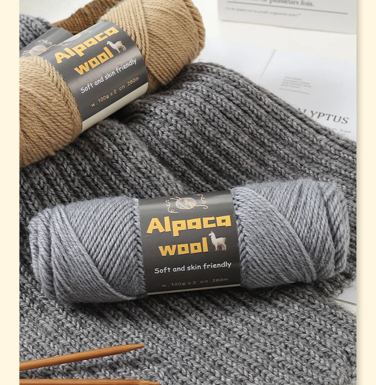 Alpaca Wool Chunky Yarn 500g – 5 Pack