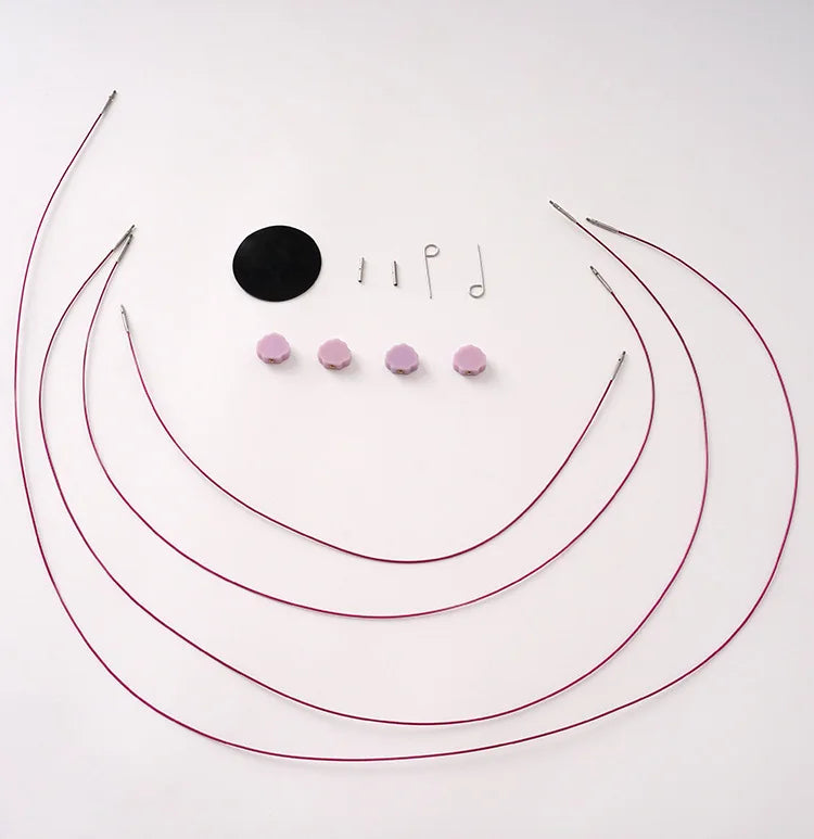 9 Pairs (2.2-4.5mm) Detachable Circular Needles Set