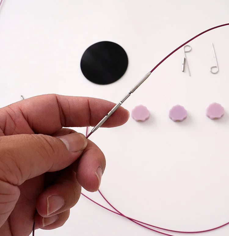 9 Pairs (2.2-4.5mm) Detachable Circular Needles Set