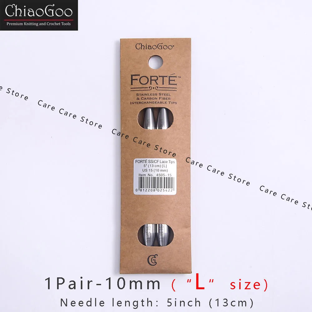 1Pair ChiaoGoo 13cm/5Inch FORTE Knitting Needles