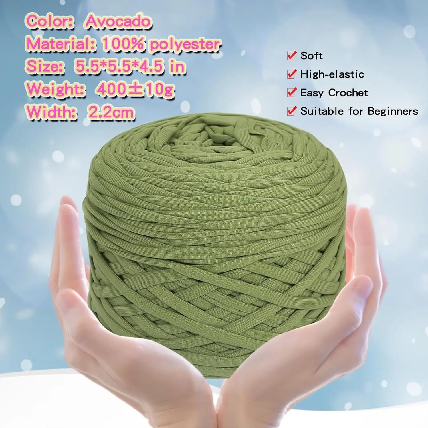 Thick T-Shirt Knitting Yarn 400g