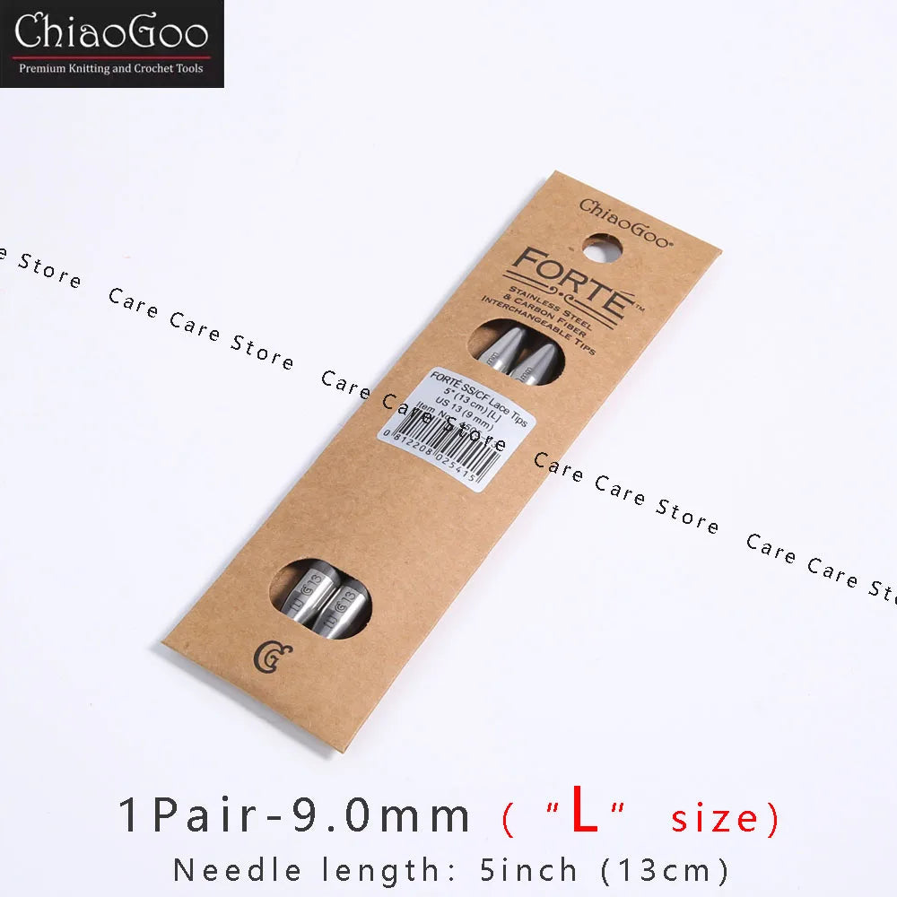 1Pair ChiaoGoo 13cm/5Inch FORTE Knitting Needles