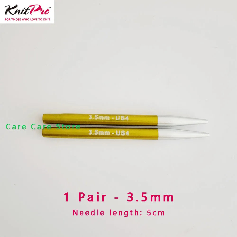 1Pair KnitPro Zing 5cm Interchangeable Circular Knitting Needls