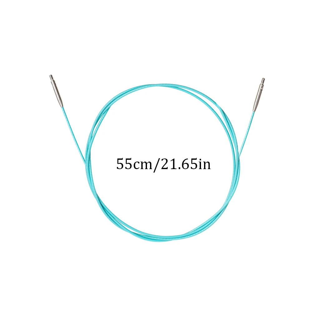 Interchangeable Circular Knitting Needles 2-5mm Detachable Stainless Steel Crochet Knitting Tool DIY Handmade Weaving Crafts Kit