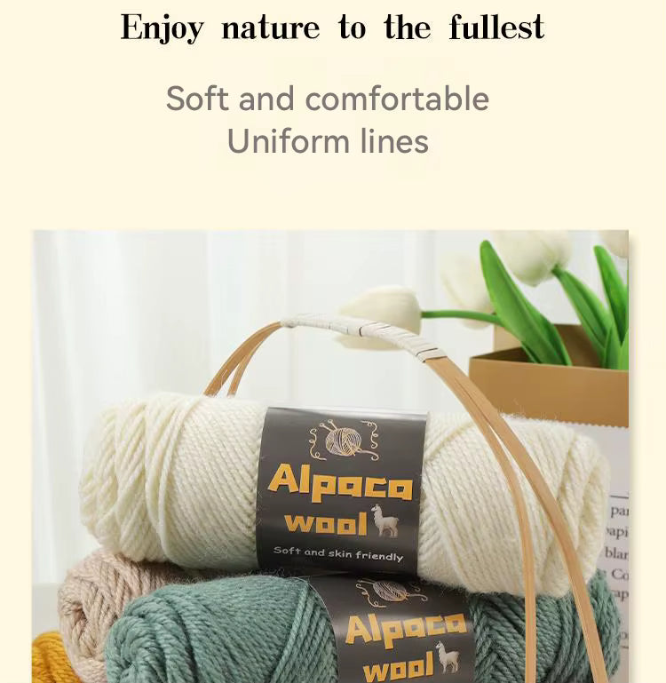 Alpaca Wool Chunky Yarn 500g – 5 Pack