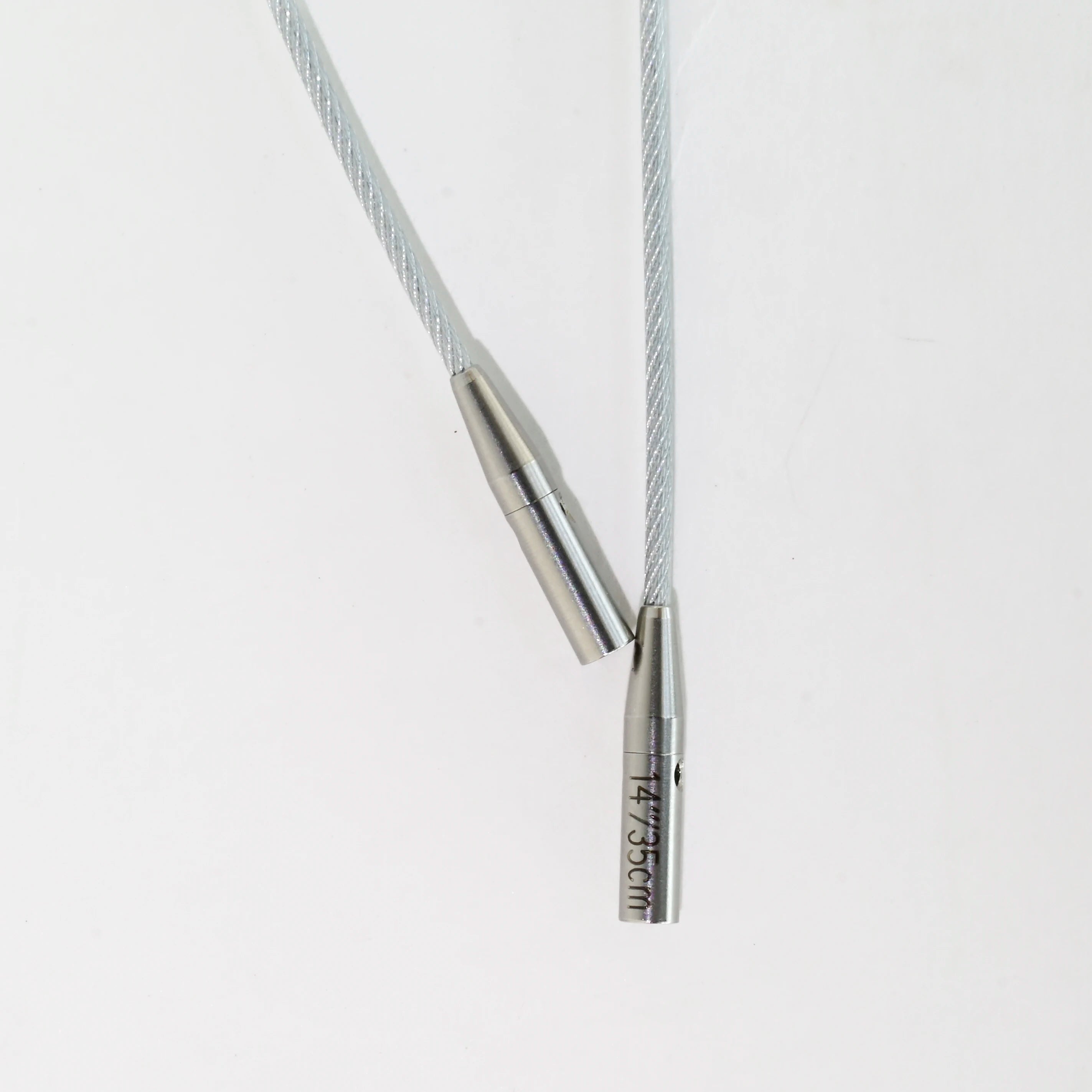 Lotus Yarns 360°  Silver Swivel Cables