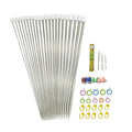 41pc Stainless Steel Knitting Needle Set