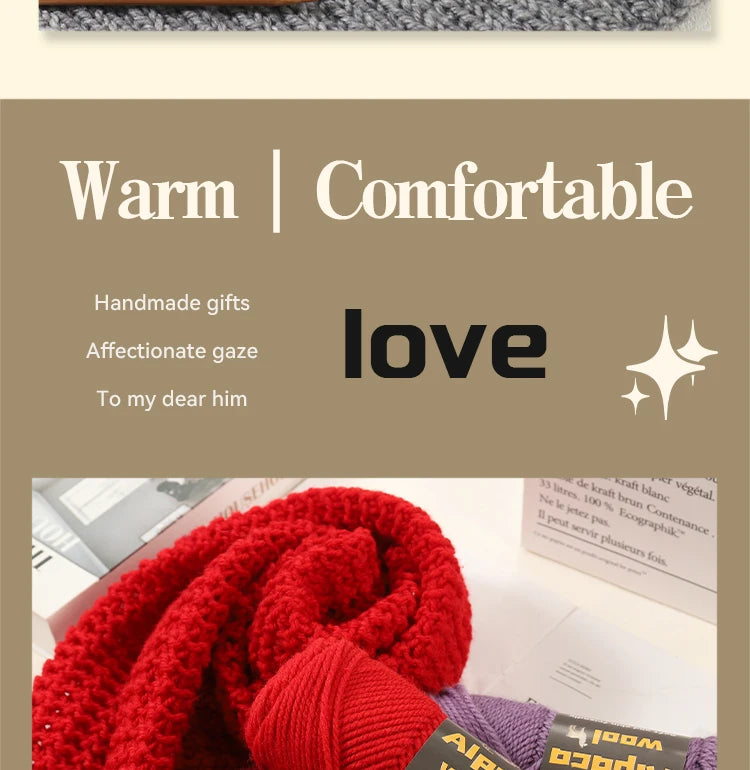Alpaca Wool Chunky Yarn 500g – 5 Pack