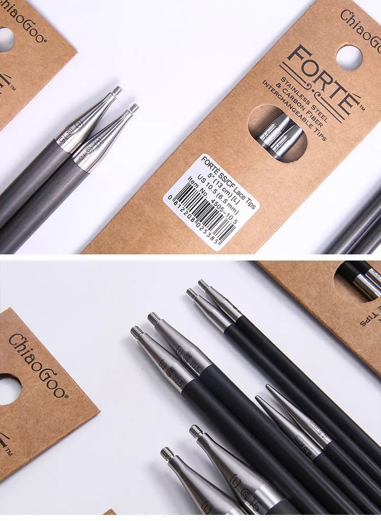 1Pair ChiaoGoo 13cm/5Inch FORTE Knitting Needles