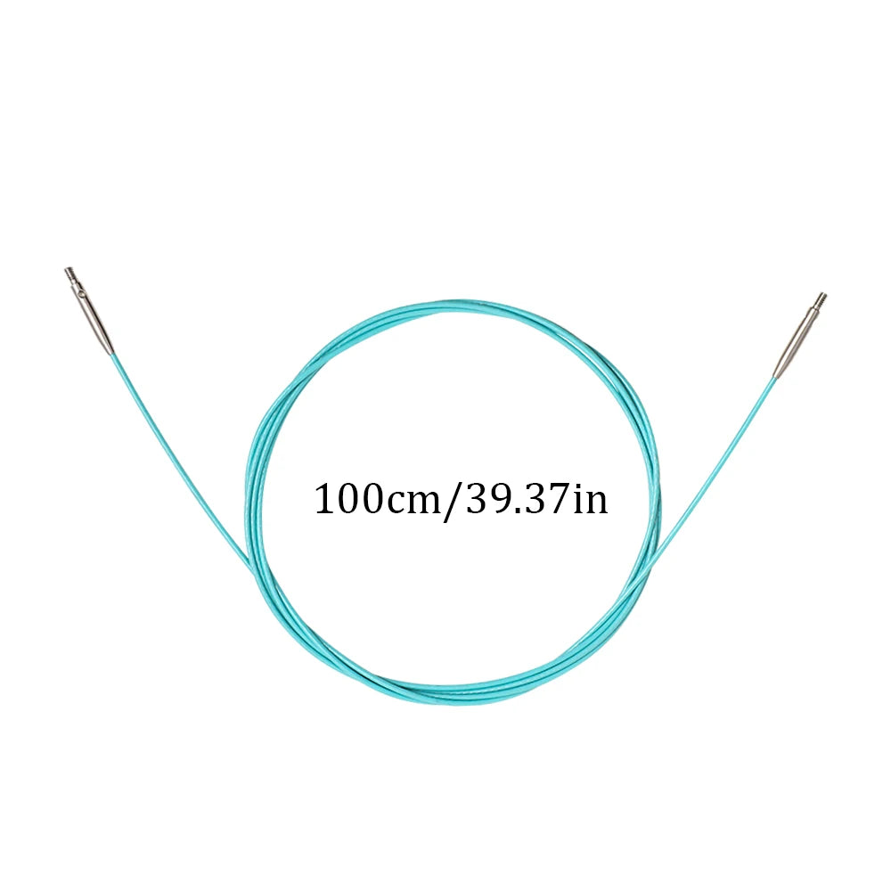 Interchangeable Circular Knitting Needles 2-5mm Detachable Stainless Steel Crochet Knitting Tool DIY Handmade Weaving Crafts Kit
