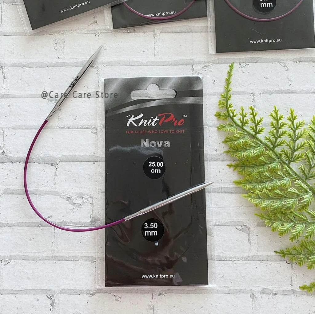 Knit Pro Nova 25cm Circular Knitting Needles