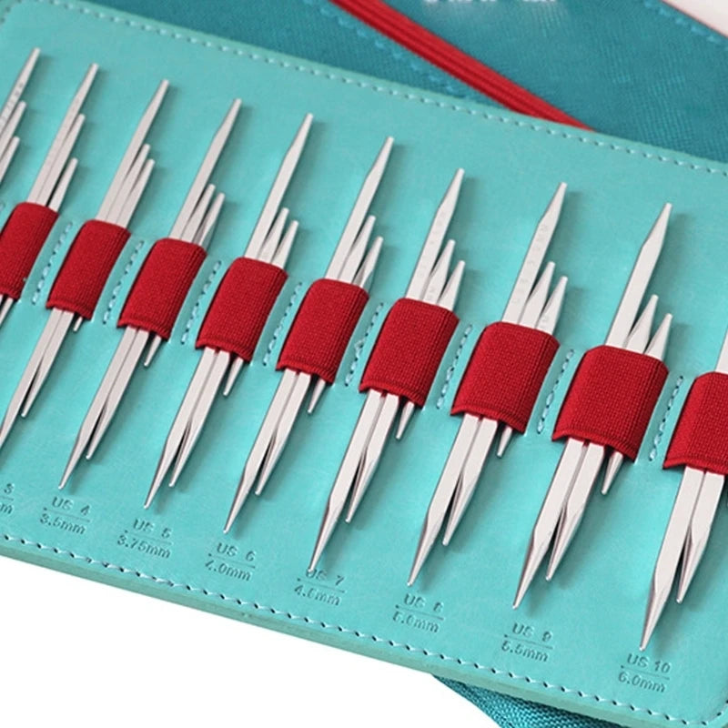 10Pairs Interchangeable Circular Knitting Needle