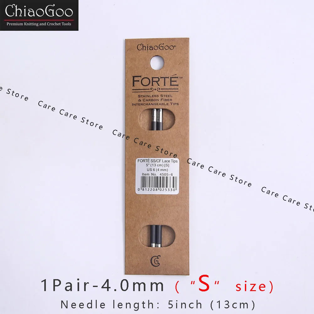 1Pair ChiaoGoo 13cm/5Inch FORTE Knitting Needles