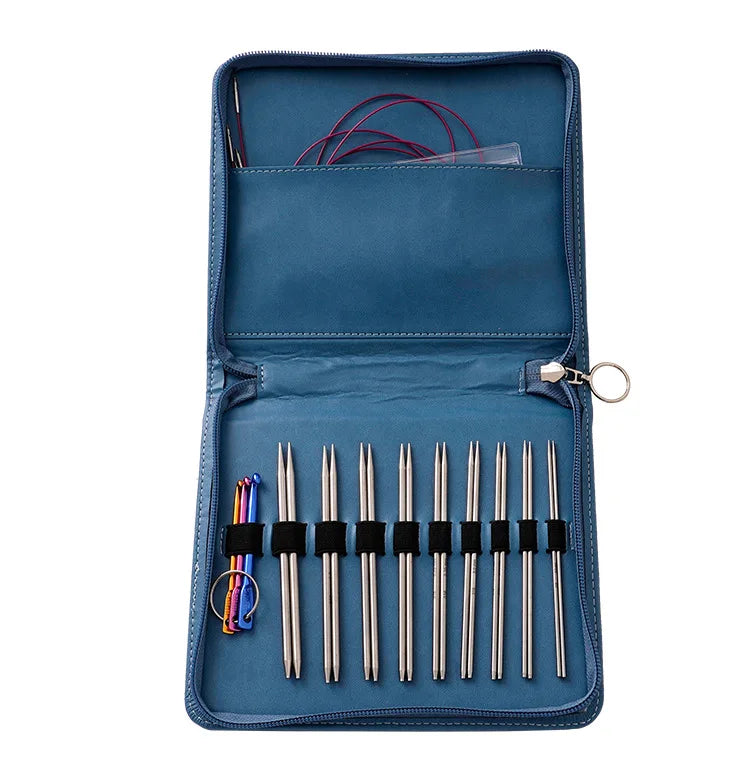9 Pairs (2.2-4.5mm) Detachable Circular Needles Set