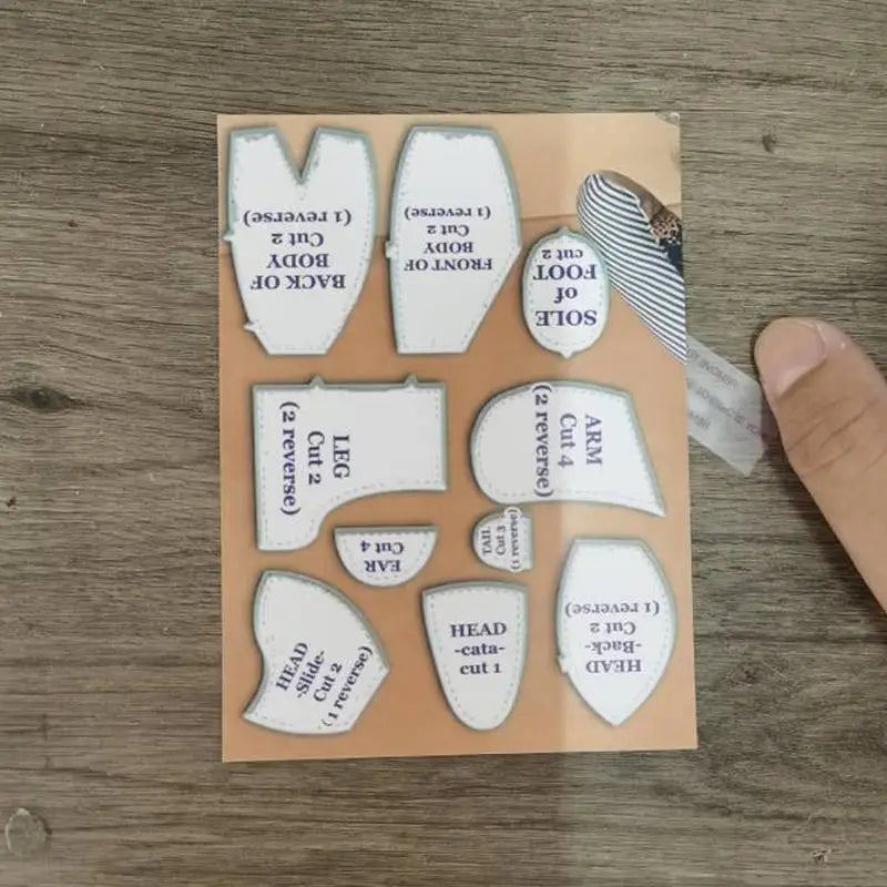 Memory Bear DIY Sewing Template Set