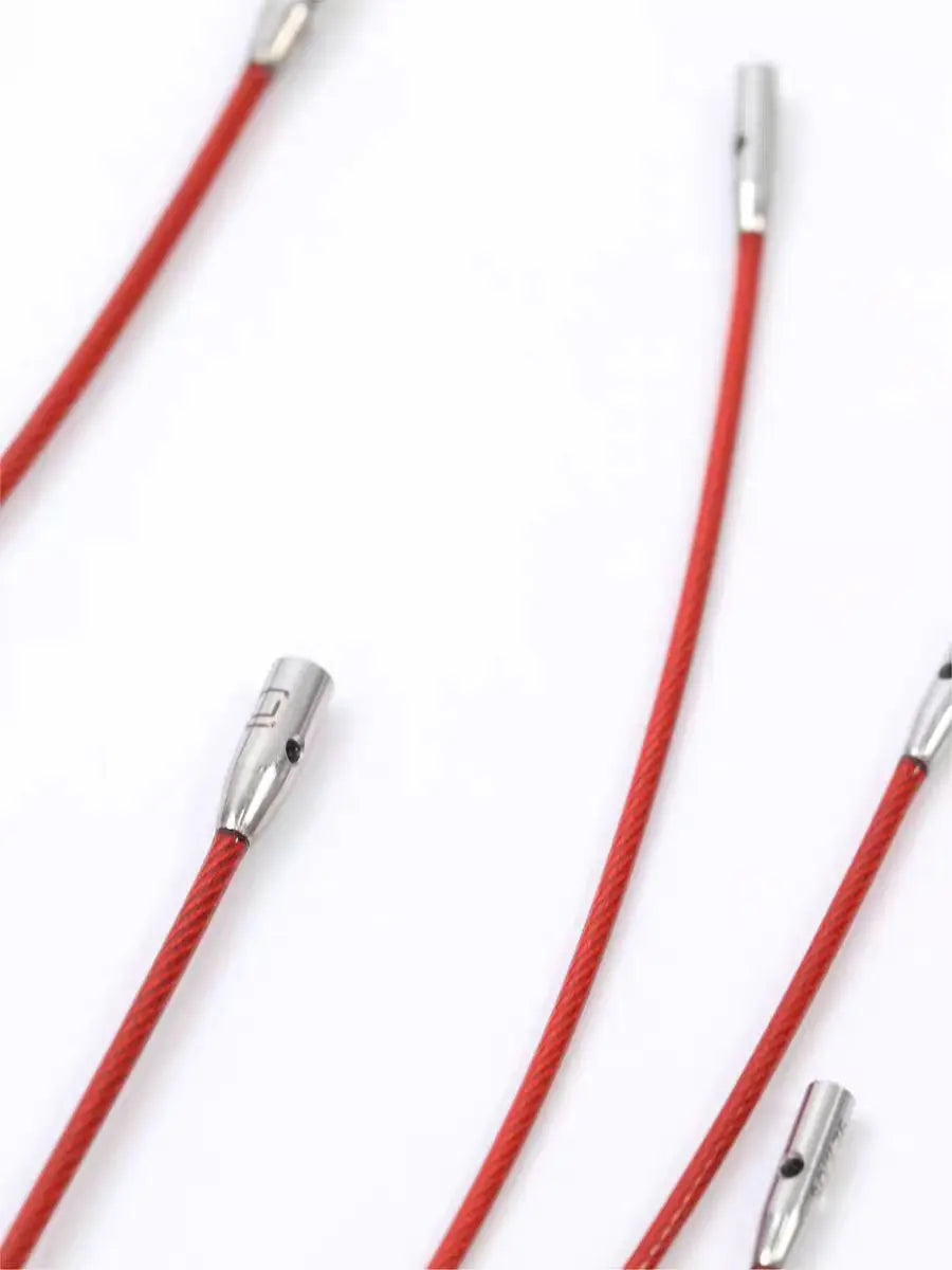 1Piece Original ChiaoGoo TWIST Red Interchangeable Knitting Needles Cable Spokes Cord ChiaoGoo Memory-Free Nylon Steel Cables