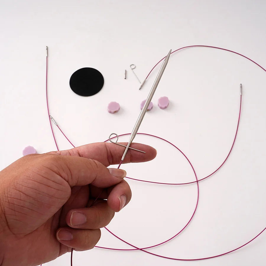9 Pairs (2.2-4.5mm) Detachable Circular Needles Set