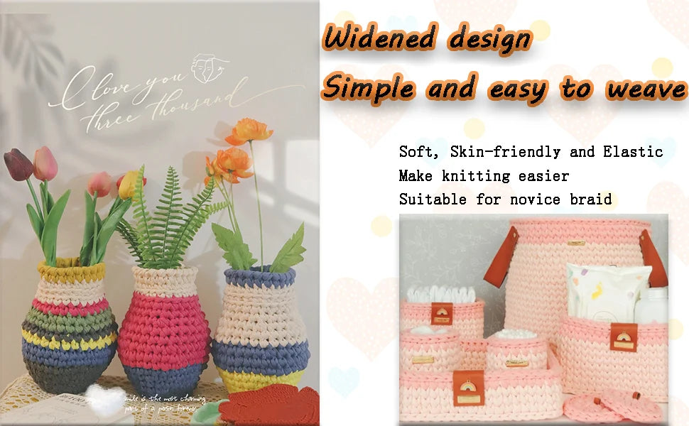 Thick T-Shirt Knitting Yarn 400g