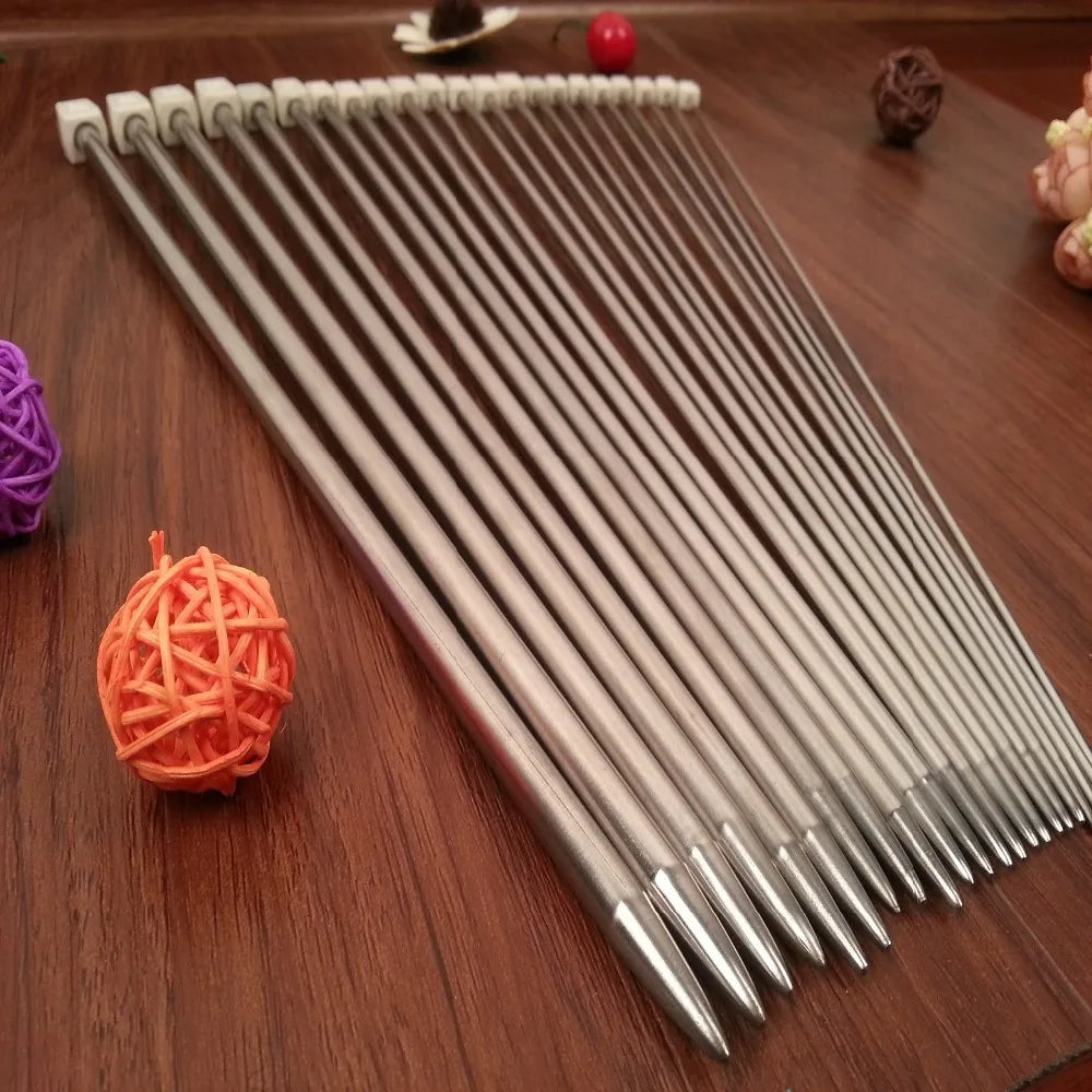 41pc Stainless Steel Knitting Needle Set