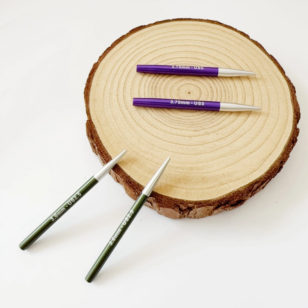 1Pair KnitPro Zing 5cm Interchangeable Circular Knitting Needls