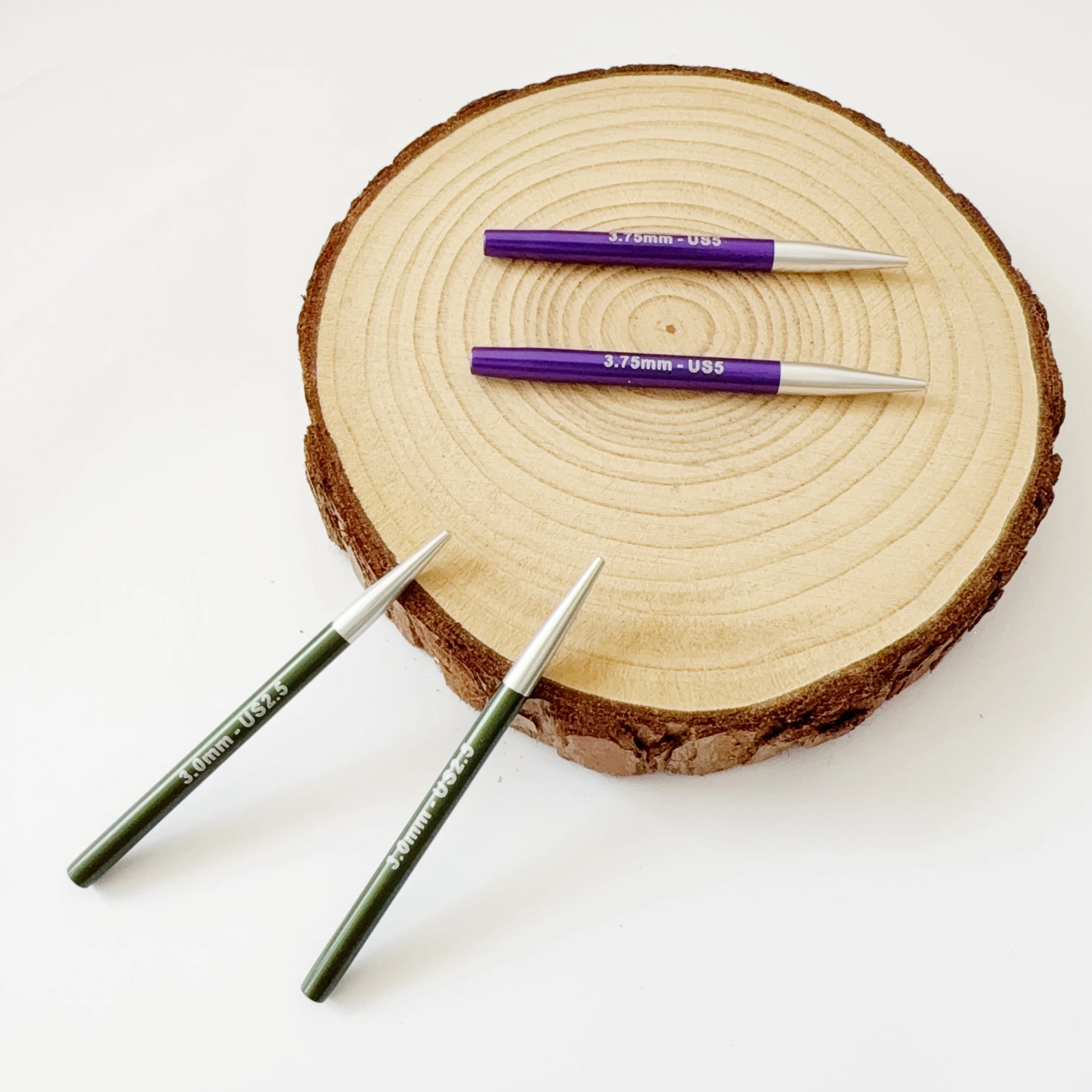 1Pair KnitPro Zing 5cm Interchangeable Circular Knitting Needls