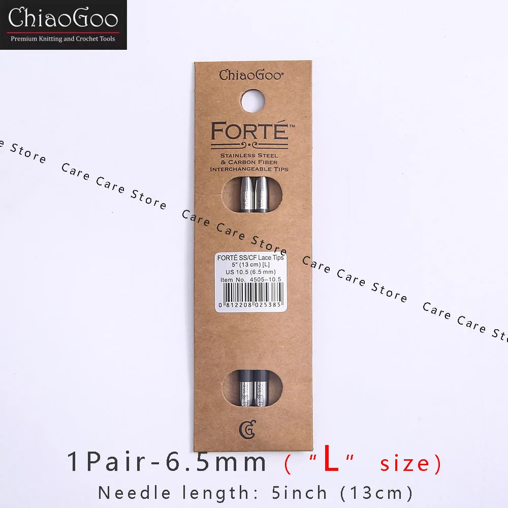 1Pair ChiaoGoo 13cm/5Inch FORTE Knitting Needles
