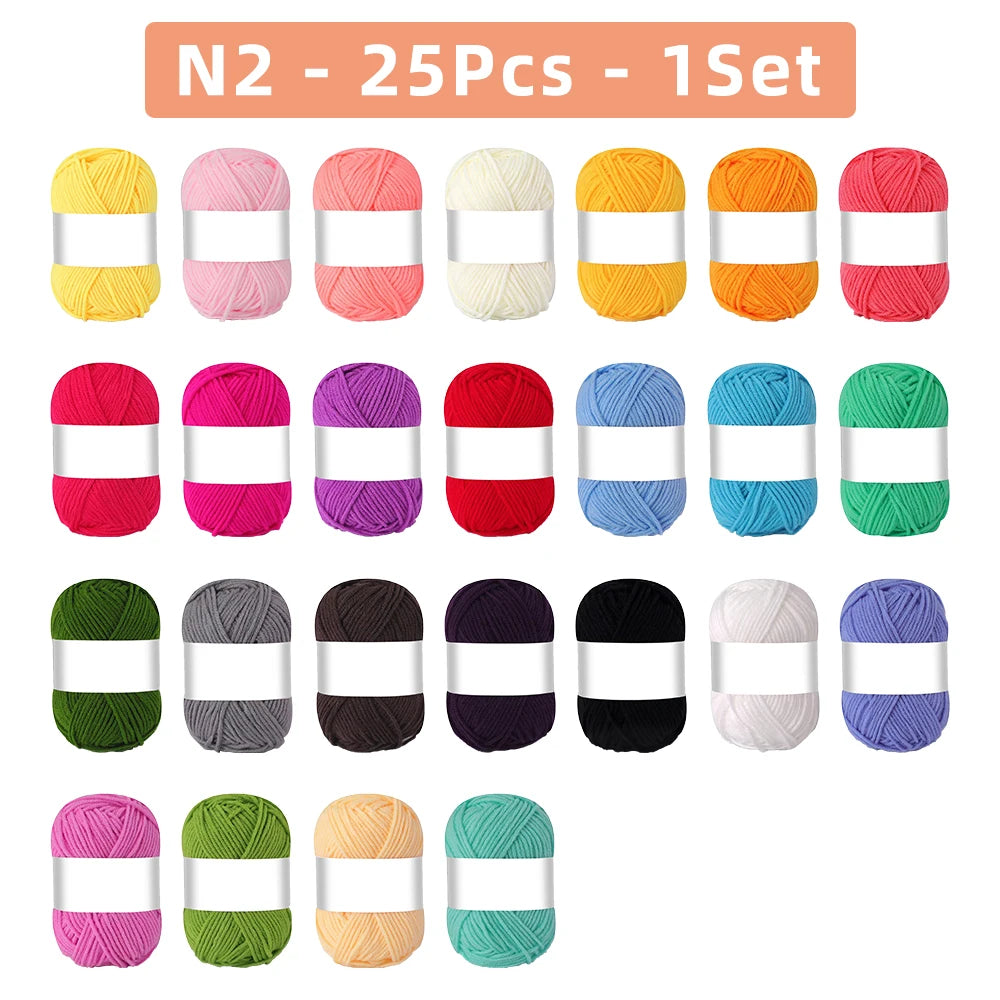 4-Ply Milk Cotton Yarn – 25/50pcs