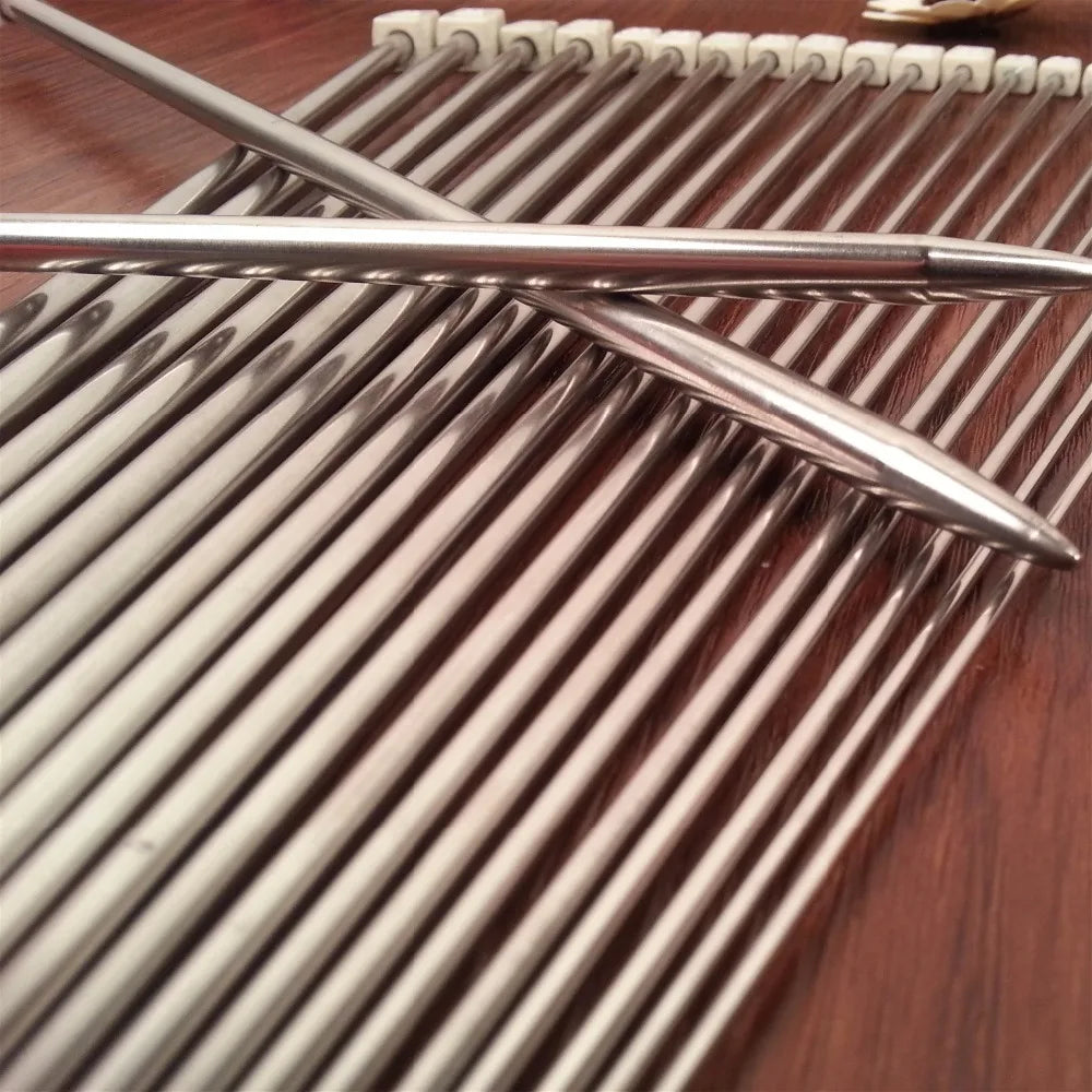 41pc Stainless Steel Knitting Needle Set