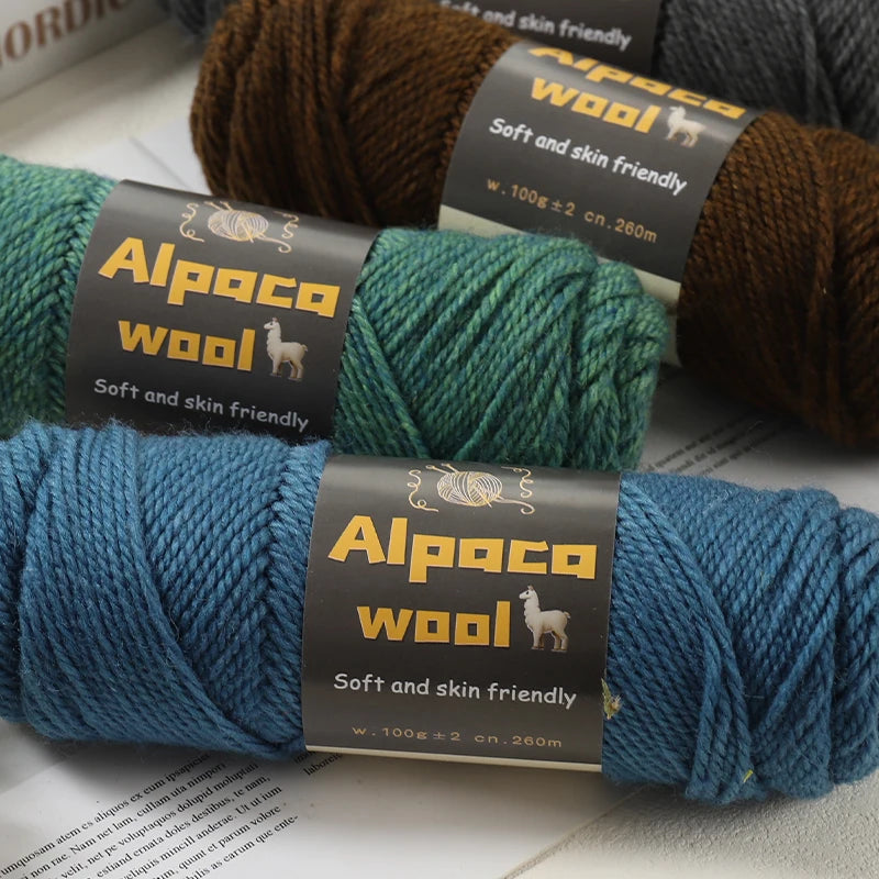 Alpaca Wool Chunky Yarn 500g – 5 Pack