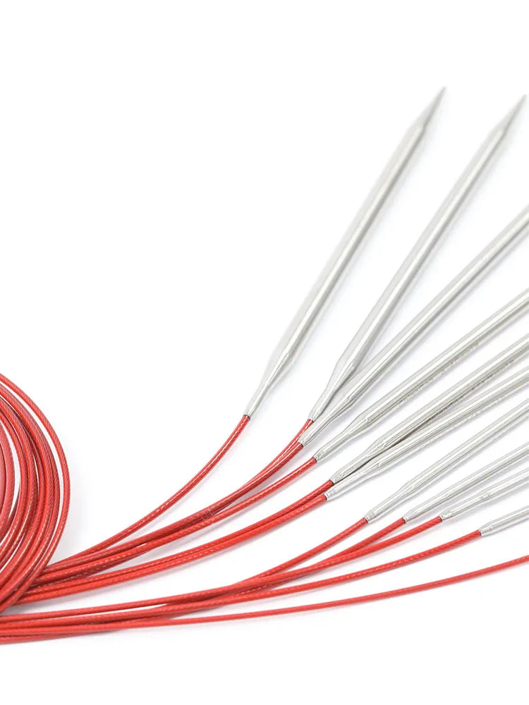 Original ChiaoGoo 80cm Premium Stainless Steel Circular Knitting Needles