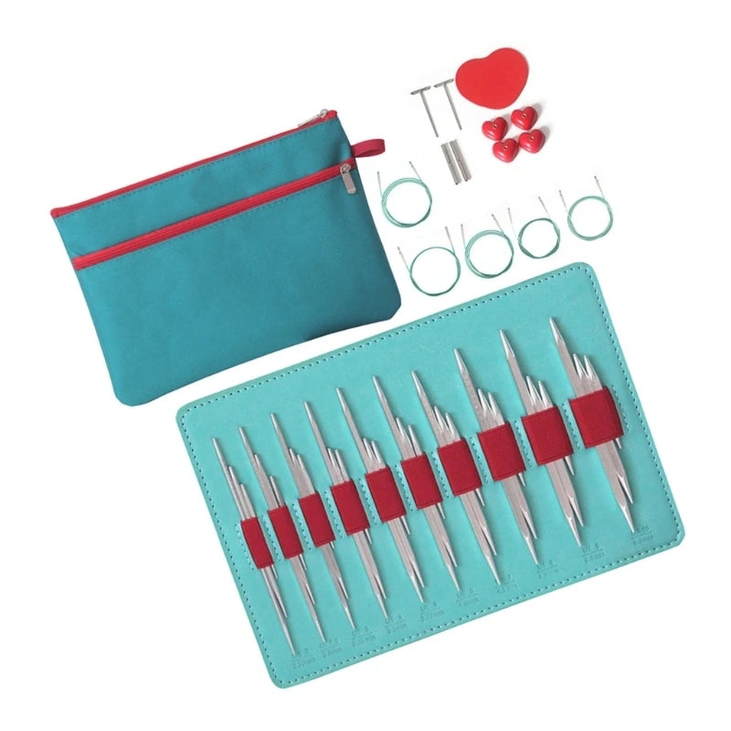 10Pairs Interchangeable Circular Knitting Needle