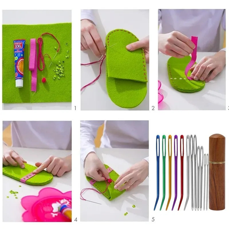 Large Eye Tapestry & Darning Needles Kit