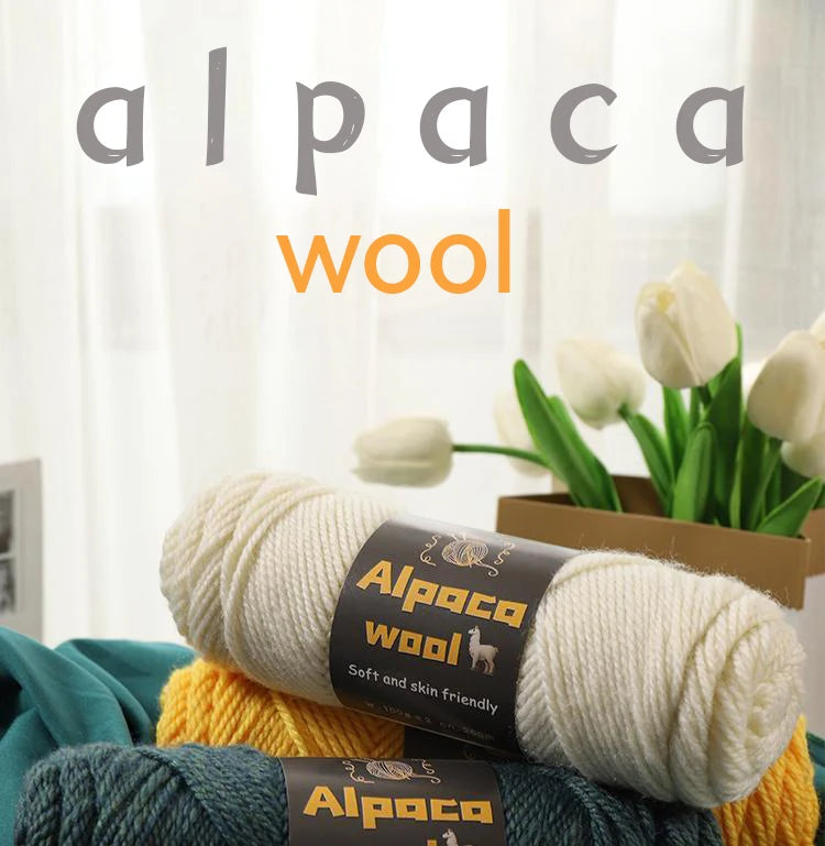 Alpaca Wool Chunky Yarn 500g – 5 Pack