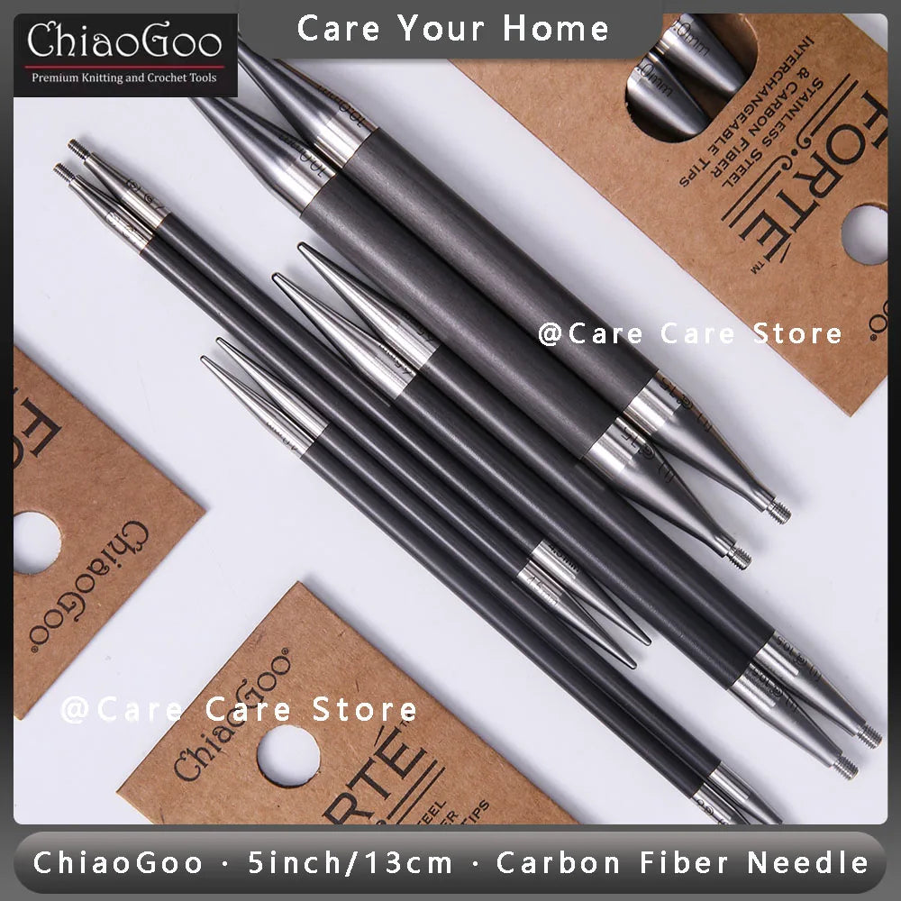 1Pair ChiaoGoo 13cm/5Inch FORTE Knitting Needles