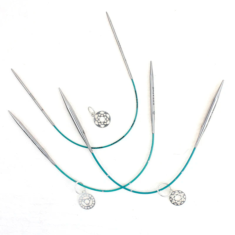 Mindful Collection 10 inch (25 cm) Stainless Steel Circular Knitting Needles