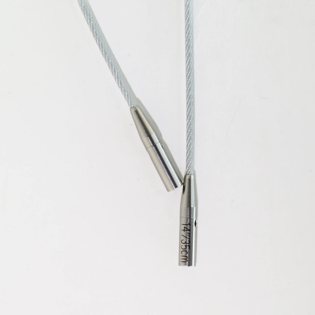 Lotus Yarns 360°  Silver Swivel Cables