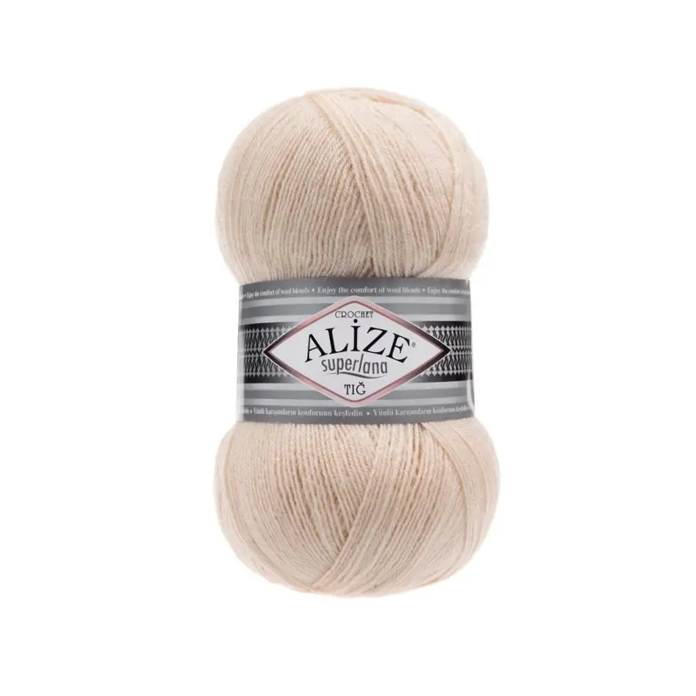 1 Pack ( 5 Balls ) Alize SUPERLANA TIG