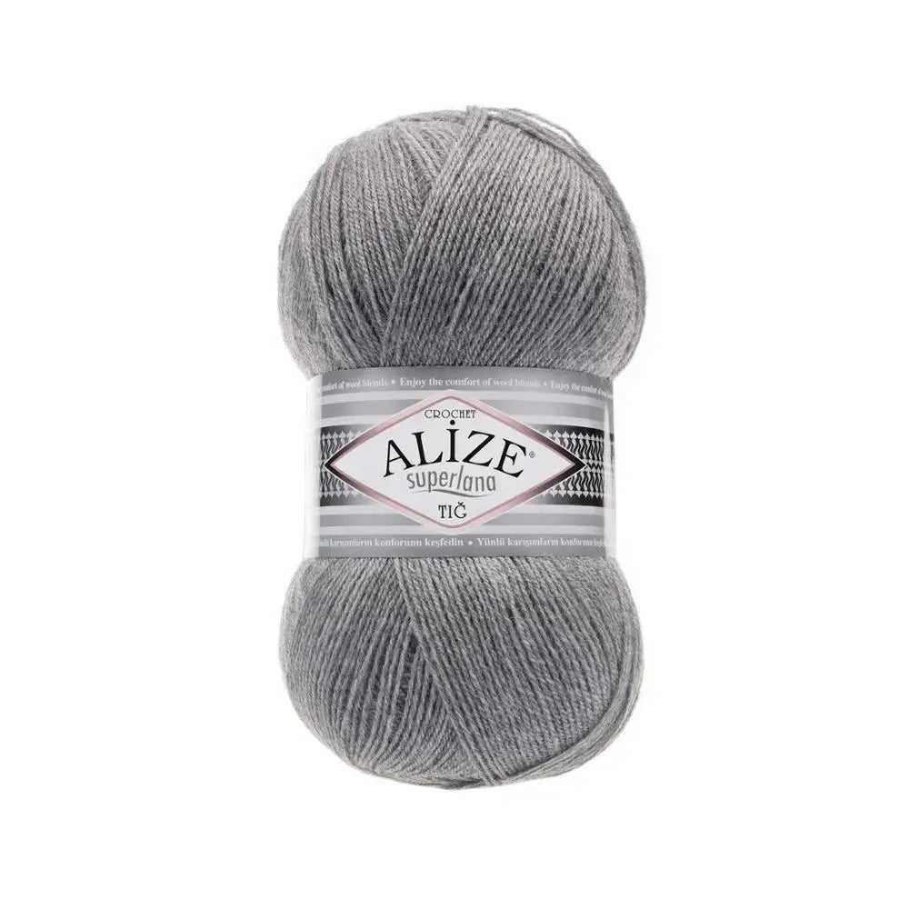 1 Pack ( 5 Balls ) Alize SUPERLANA TIG