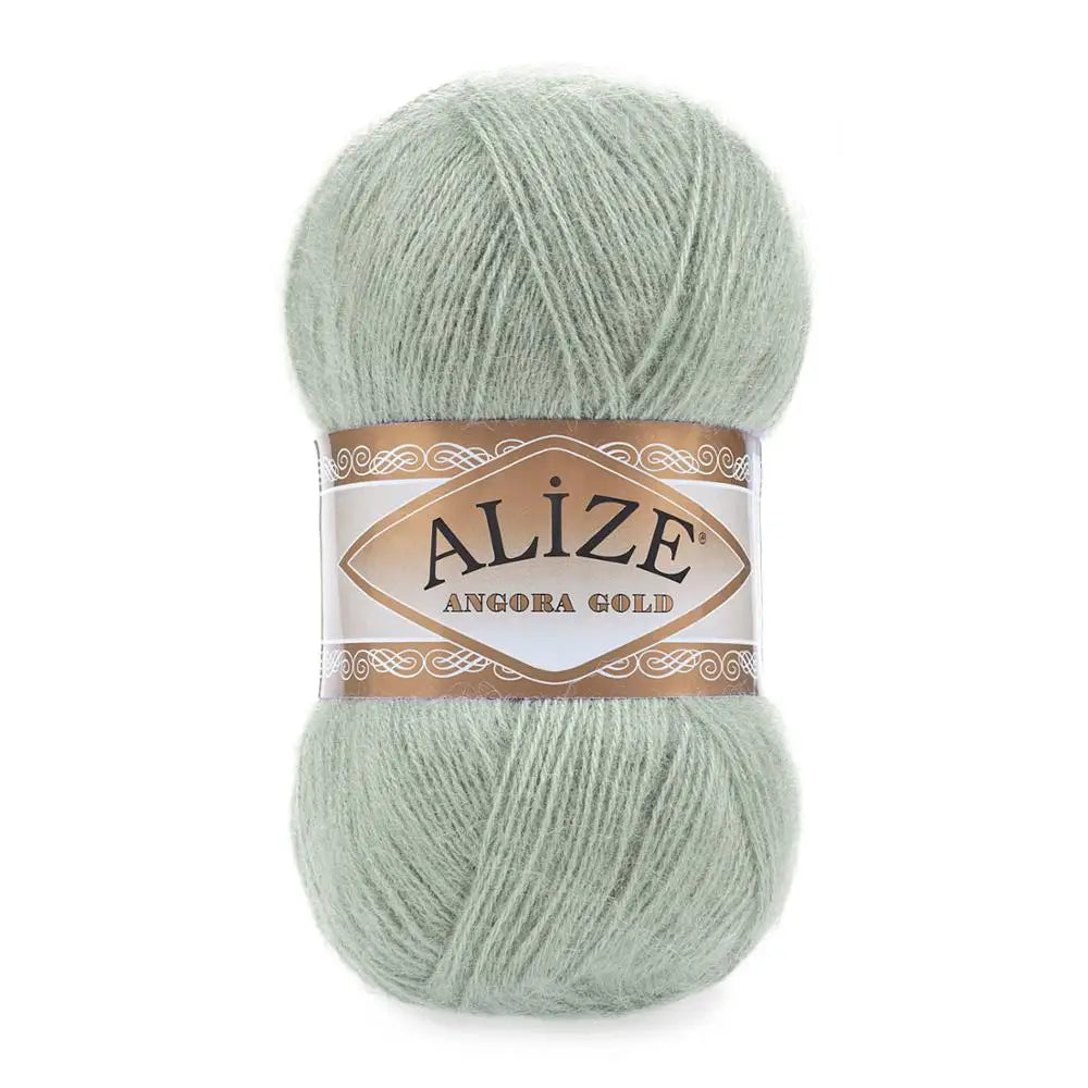 1 Pack ( 5 Balls ) Alize Angora Gold