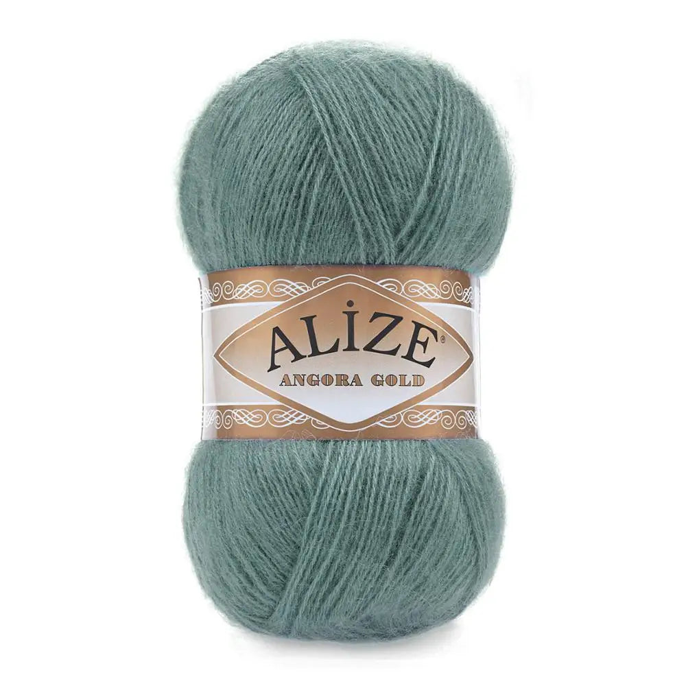 1 Pack ( 5 Balls ) Alize Angora Gold