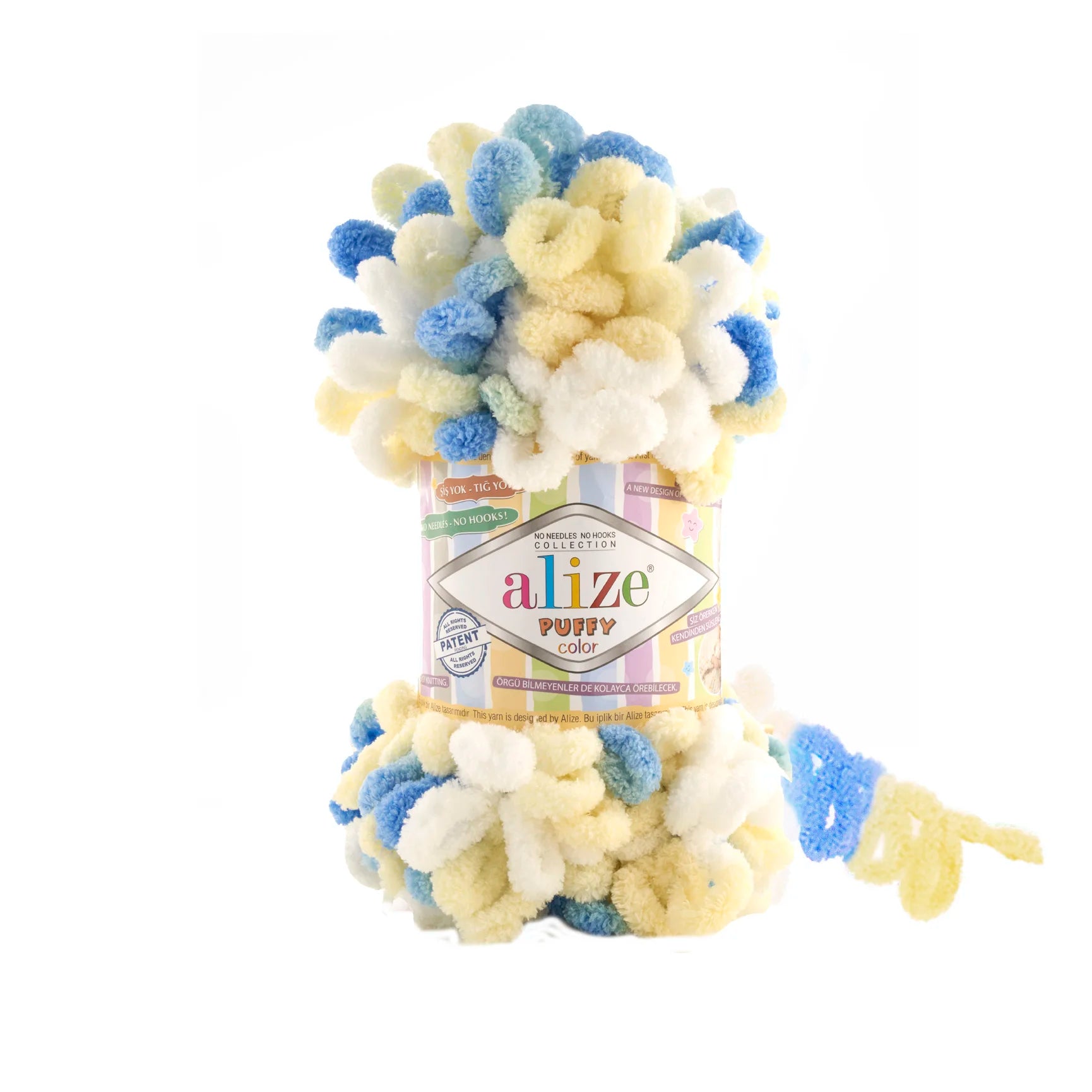 Плюшевая пряжа Alize Puffy Color Amigurumi