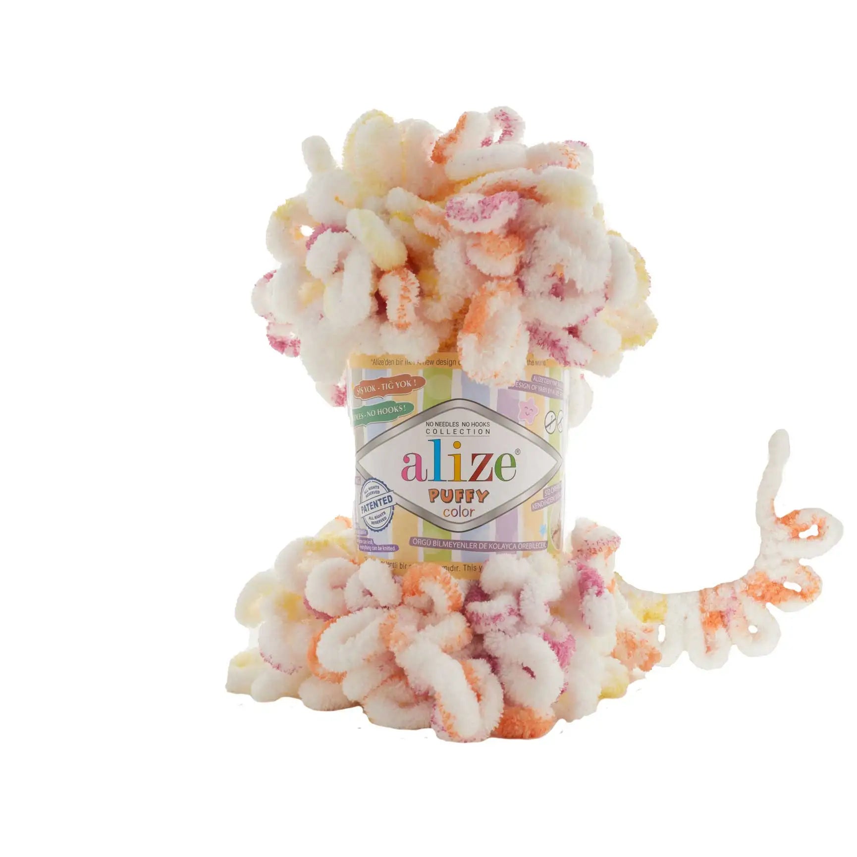 Плюшевая пряжа Alize Puffy Color Amigurumi