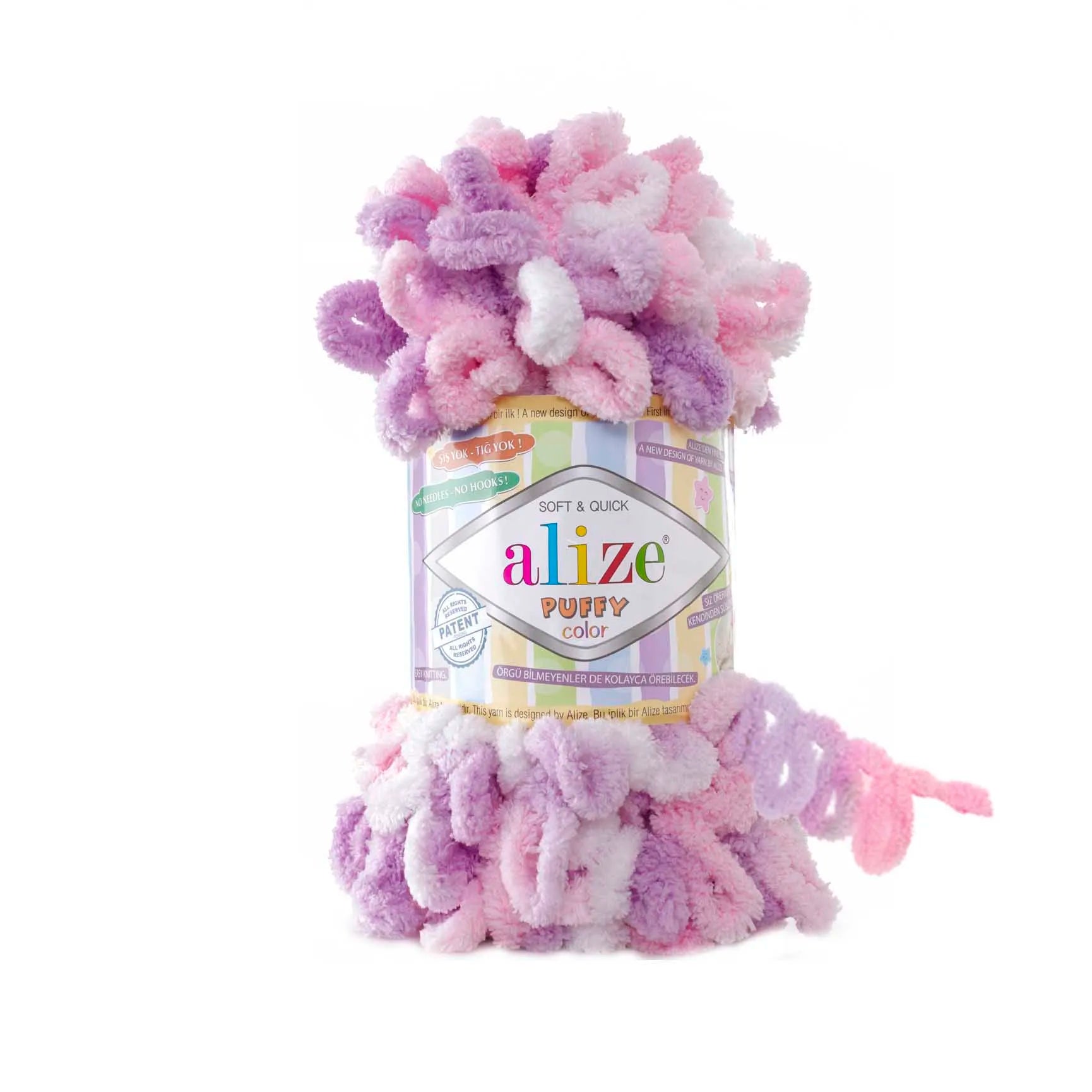 Плюшевая пряжа Alize Puffy Color Amigurumi