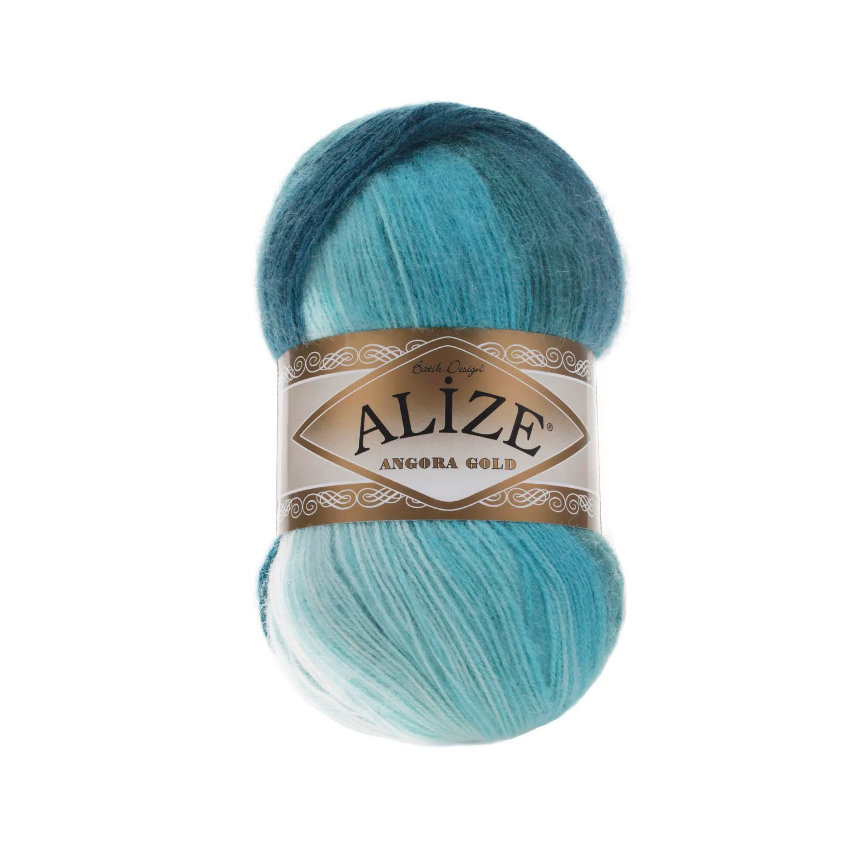 1 Pack ( 5 Balls ) Alize Angora Gold Batik